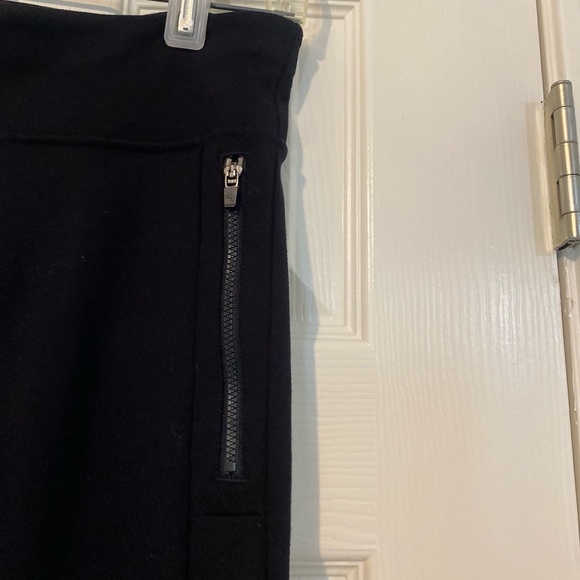 JoyLab Womens High Rise Track Pant Ponte Zip Pockets Black M - Picture 2 of 7